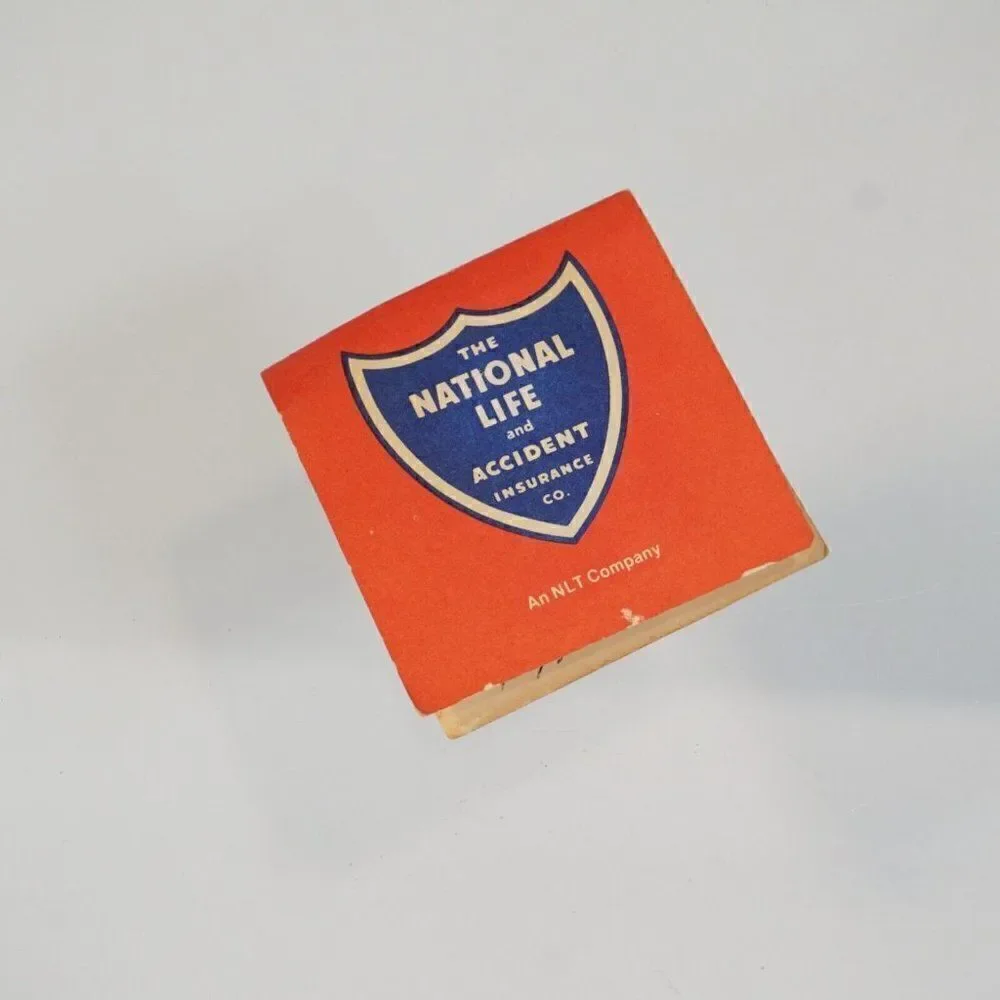 Vintage National Life & Accident Ins Advertising Sharps Sewing Needles Japan